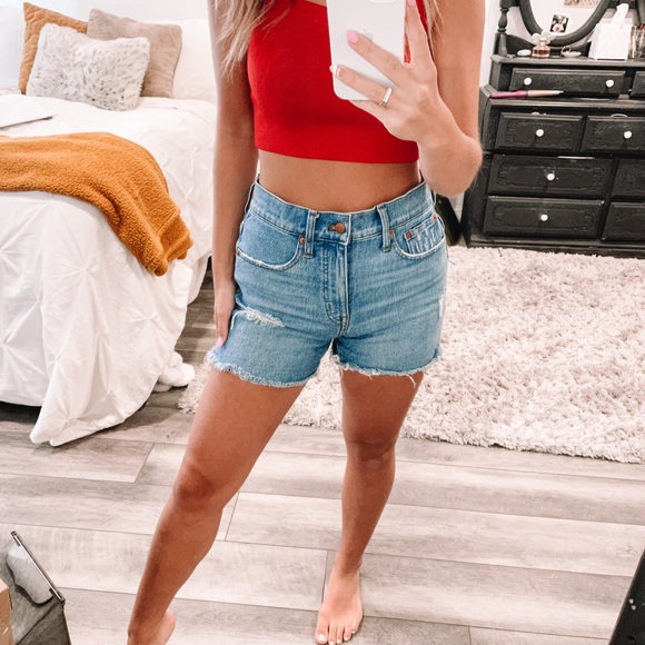 Madewell High Rise Mom Shorts!! - Picture 2 of 10